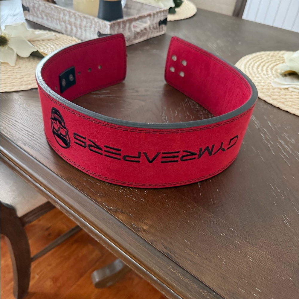 Red Weightlifting Belt